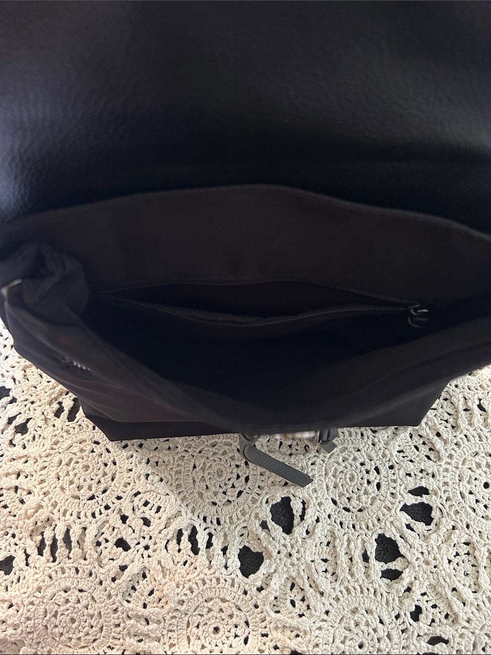 Botkier Black Nylon & Leather Convertible Backpack - Picture 5 of 6